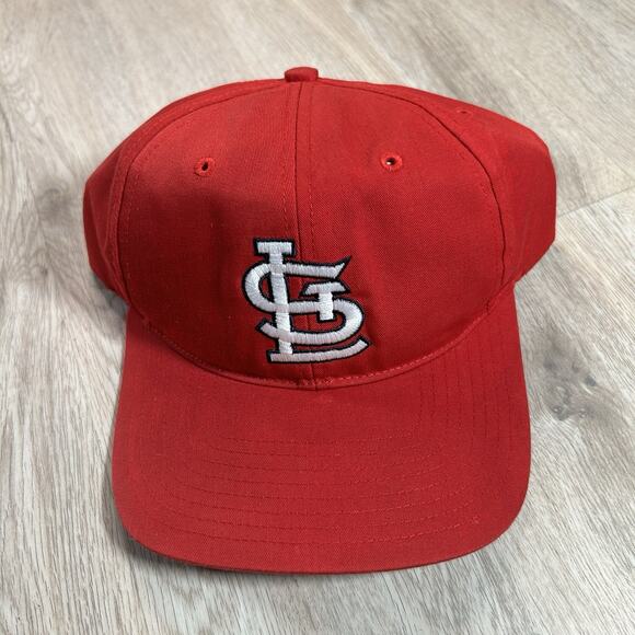 VTG St Louis Cardinals Snapback Hat MLB Baseball Twins Enterprise Red Cap - Picture 1 of 8
